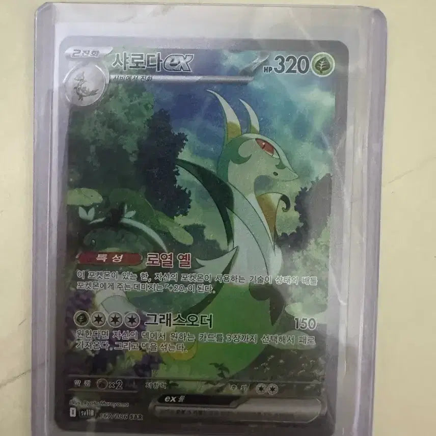 [BUNJANG] Pokemon Card Serperior EX SAR / 포켓몬 카드 샤로다 EX sar