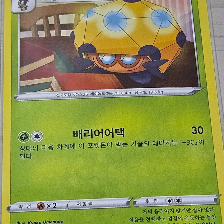 [BUNJANG] Pokemon Card Rheidon / 포켓몬 카드 레돔벌레