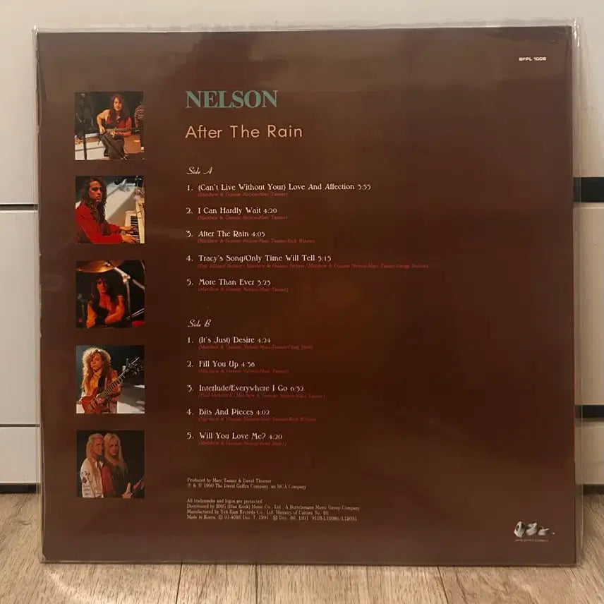 [BUNJANG] Nelson After The Rain 1991 LP / Nelson lp (락,메탈 lp)