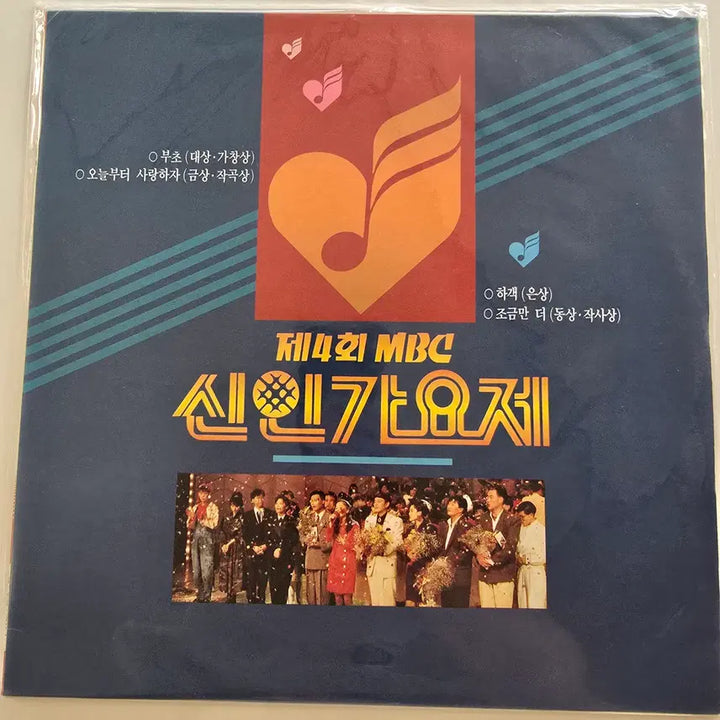 [BUNJANG] Various Artists 4th MBC Rookie Song Festival LP (Unsealed) / 제4회 MBC 신인가요제 LP / 제4회 MBC 신인가요제 (부초 / 오늘부터 사랑하자 / 하객) / 미개봉