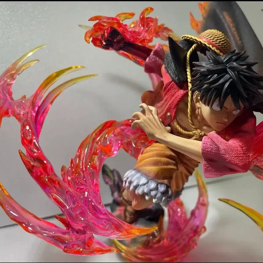 [BUNJANG] Jacksdo Luffy Figure Type B Ryu O Luffy Unsealed / [개봉양품] jacksdo 루피 레진피규어 B형 류오루피