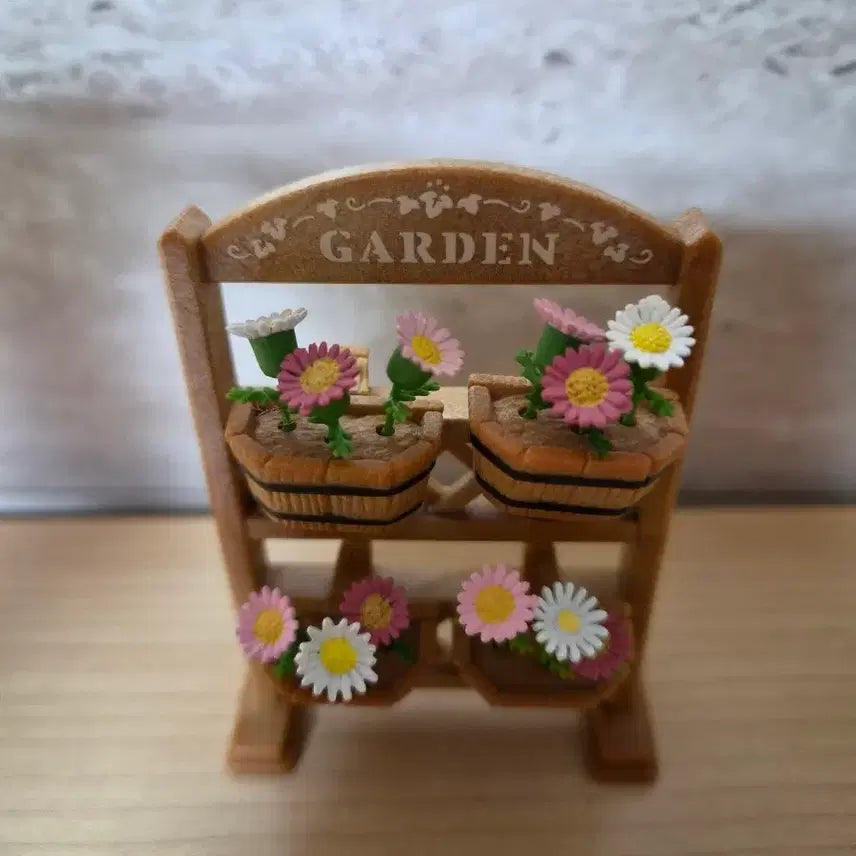 [BUNJANG] Sylvanian Families Garden Flower Decorations Set / 실바니안 가든 꽃 장식