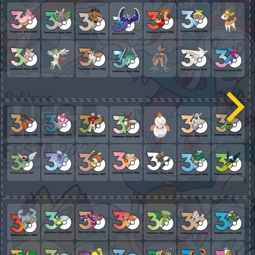 [BUNJANG] Pokemon 30th Anniversary Sticker Exchange / 포켓몬 30주년 스티커 교환