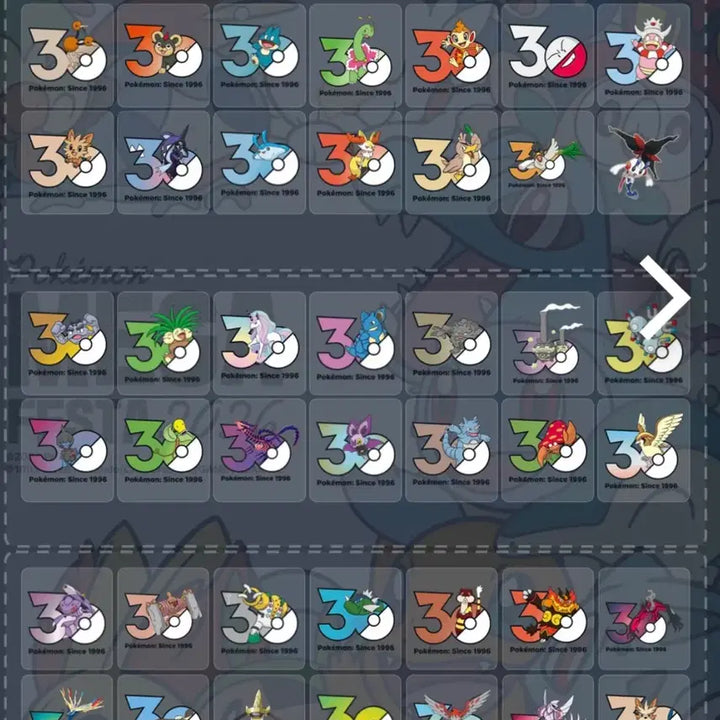 [BUNJANG] Pokemon 30th Anniversary Sticker Exchange / 포켓몬 30주년 스티커 교환