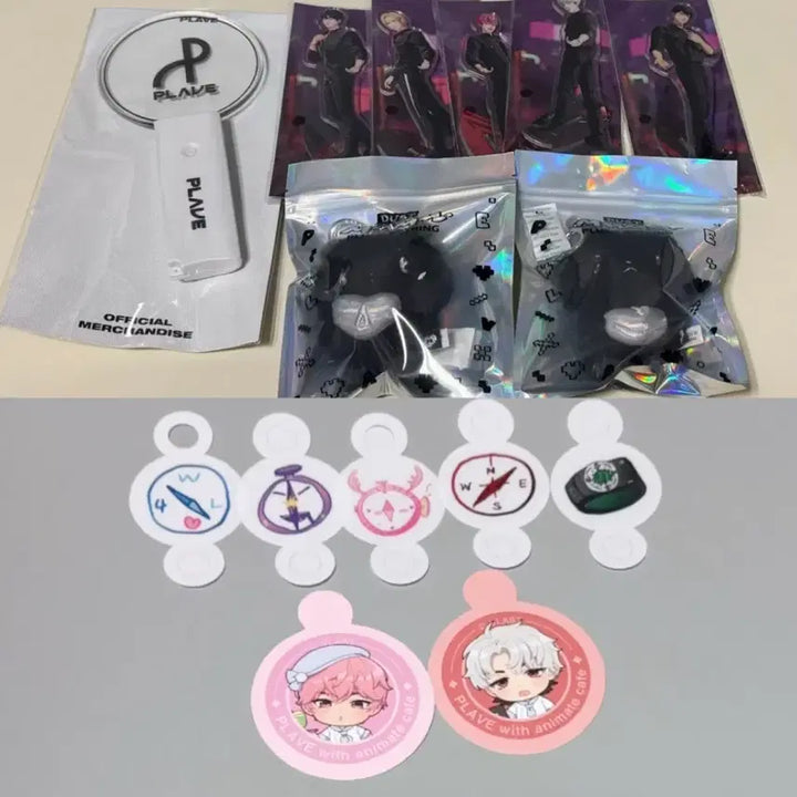 [BUNJANG] PLAVE Adola Fandom Lightstick, Dash Acrylic Stand, Tanmeum Mim&amp;Memo Dolls Bundle Set / 플레이브 아돌라 팬라이트, 대쉬 아스, 탄믐 미므&amp;므모
