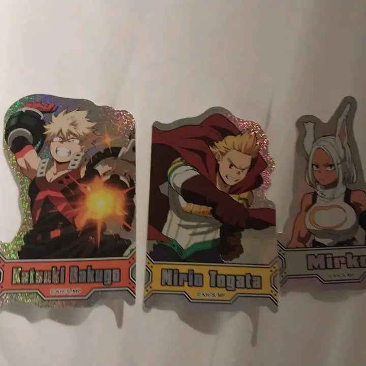 [BUNJANG] My Hero Academia Japan Bakugo Katsuki Touka Mirio Mirko Glitter Sticker Goods / 8월11일 오후1시까지 판매)나히아 일본 바쿠고 카츠키 토오카타 밀리오 미르코 한정 반짝이 스티커 굿즈