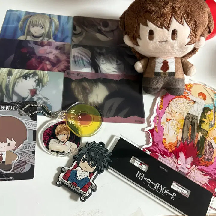 [BUNJANG] Death Note Light Yagami Acrylic Standee, Photocard, and Blind Box Figure Bundle Set / 4.0)데스노트 아크릴, 포카, 블라인드 라이토 인형 일괄