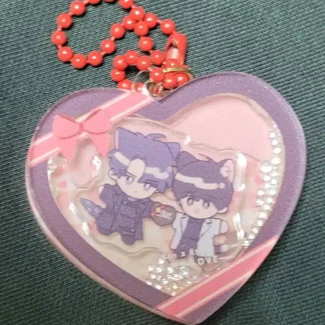 [BUNJANG] 9N JoonghyukDokja Heart Shaker Acrylic Keyring / 9N님 구엔님 전독시 중혁독자 하트 쉐이커 아크릴 키링