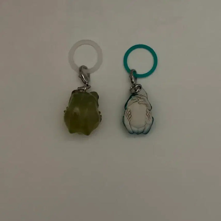[BUNJANG] Frog Character Gacha Keyring Set / 개구리 메지루시 키링 가챠 세트