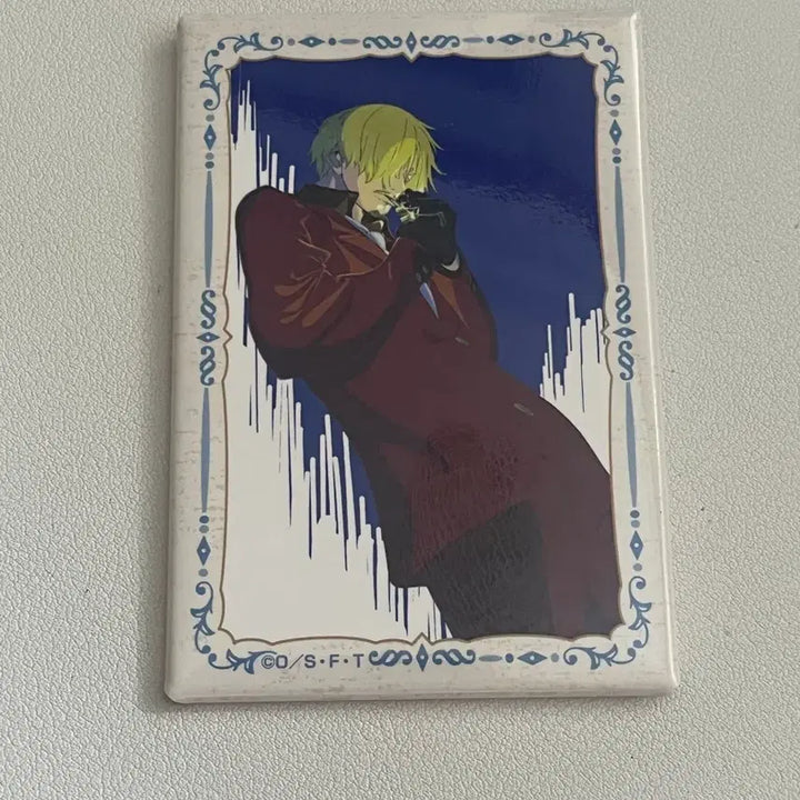 [BUNJANG] One Piece Mugiwara Store Illustration Keyring Sanji Badge / 원피스 무기와라 스토어 일러스트레이션키링 워크 상디 뱃지