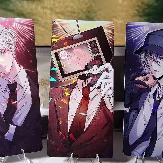 [BUNJANG] Kwaedam Chulgeun Lee Ja Heon Brown Hologram Illustration Card Bundle Set / 3장일괄] 괴담출근 이자헌, J3, 브라운 홀로그램 일러스트 카드