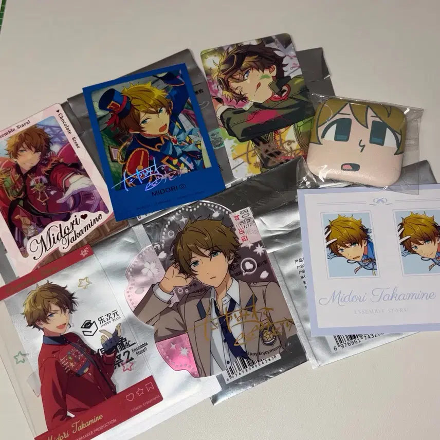[BUNJANG] Ensemble Stars! Takamine Midori Polaroid, Photocard, Badge Bundle Set / 앙스타 타카미네 미도리 파샷츠, 뱃지 일괄