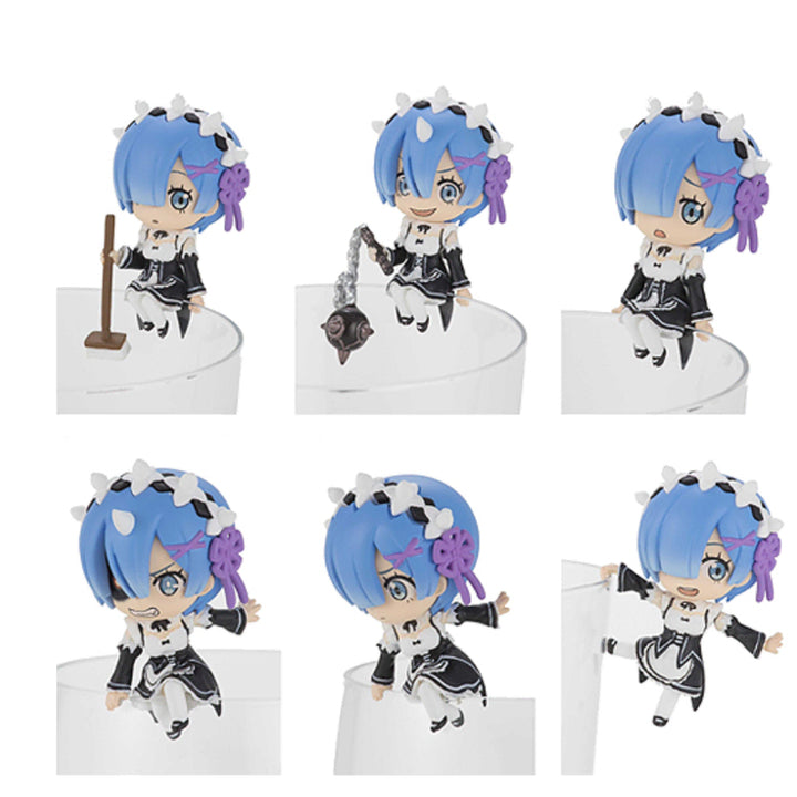 [BUNJANG] Kadokawa Re:Zero Ram &amp; Rem 8-Piece Figure Set Sealed / (택포)카도가와 Re:제로부터 시작하는 이세계 생활 - 렘투성이 8종 완박스 미개봉품 판매합니다