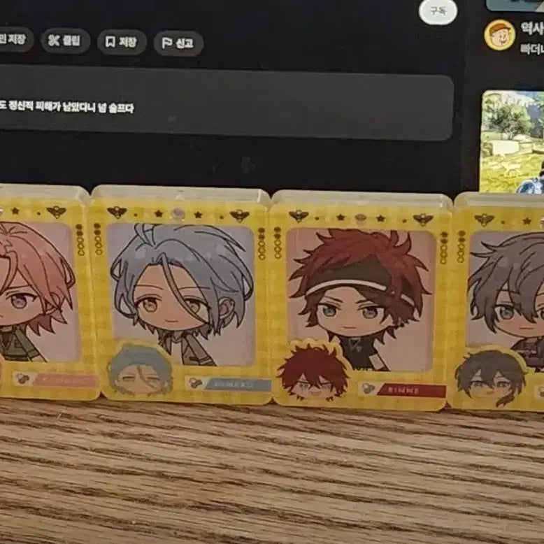 [BUNJANG] Ensemble Stars!! Crazy:B Mini Kore Photo Frame Keychain - HiMERU, Kohaku - Bundle Set / 앙스타 미니코레 크레이지비 포토프레임 키체인 히메루 코하쿠 일괄