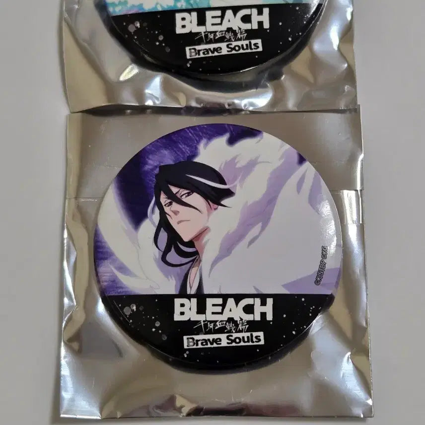 [BUNJANG] Bleach: Brave Souls Kanji Badge Set - Byakuya, Uryu / 일괄 새상품)블리치 브레이브 소울즈 캔뱃지 뱌쿠야, 우류