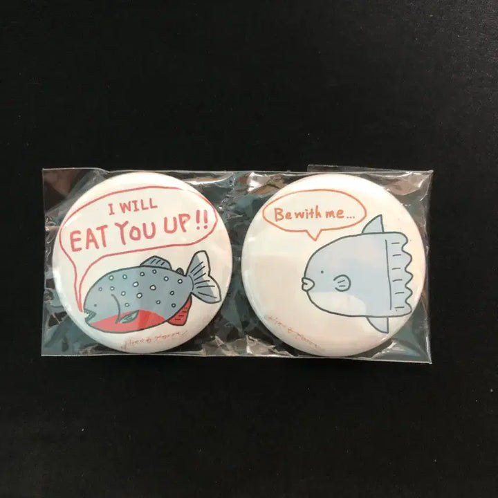 [BUNJANG] Oishii Kurumeronpan Can Badge Set / 오이시쿠루메론빵 캔벳지