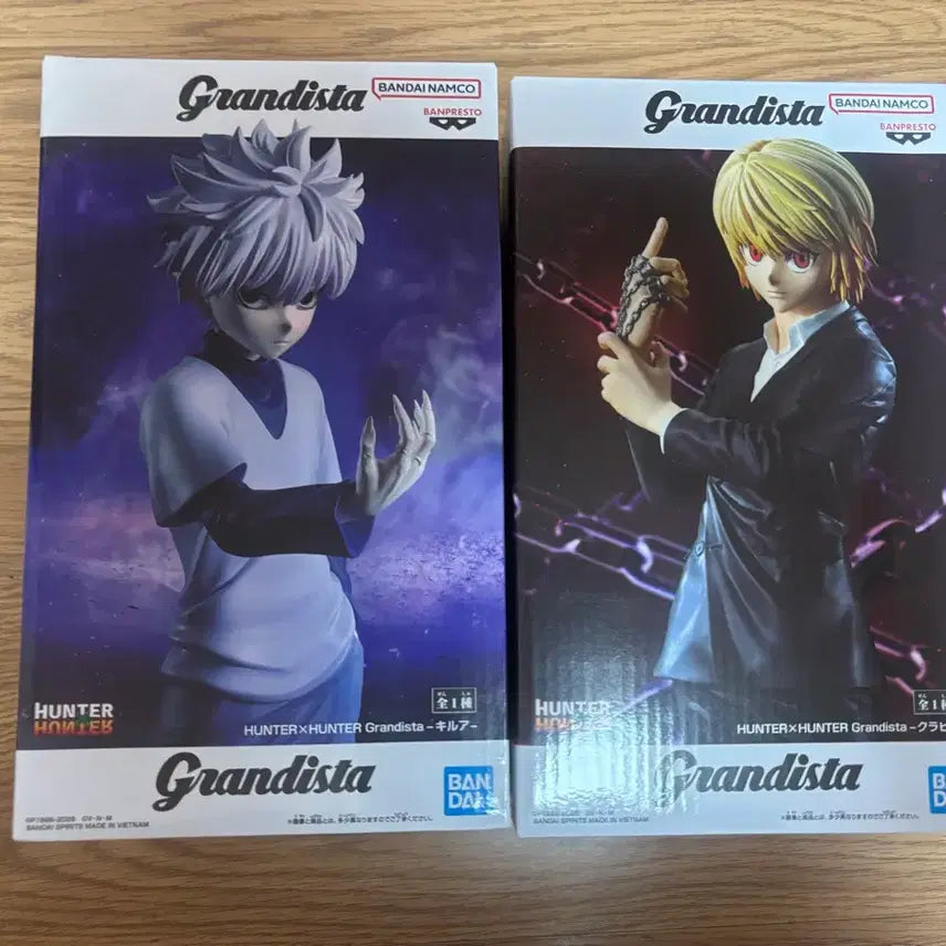 [BUNJANG] Hunter x Hunter Grandista Figures Killua &amp; Kurapika Bundle Set / 일괄)) 헌터x헌터 그란디스타 피규어 키르아 크라피카