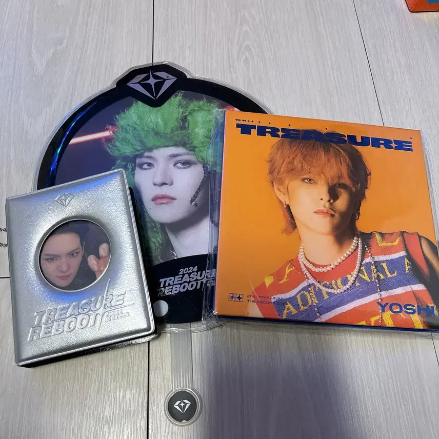 [BUNJANG] TREASURE 2nd Mini Album Yoshi Fan Leaf, Reboot Photocard / 트레저 2nd 미니앨범 요시, 부채, 리부트 포토카드