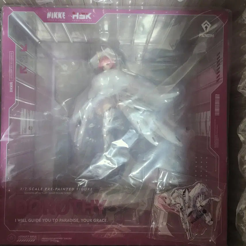 [BUNJANG] Nikke Dorothy 1/7 Habisakura Deluxe Version Figure (with special Dorothy acrylic) / [미개봉]니케 도로시 1/7 하비사쿠라 디럭스 피규어 팝니다. [특전 도로시 아크릴포함]