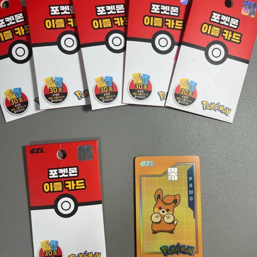 [BUNJANG] Pokemon 30th Anniversary Izeul Transportation Card Pamu / 포켓몬스터 30주년 이즐 교통카드 빠모