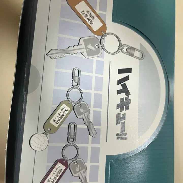 [BUNJANG] Haikyu!! Aoba Johsai High School Dorm Keyring / 하이큐!! 부실키링 아오바 죠사이