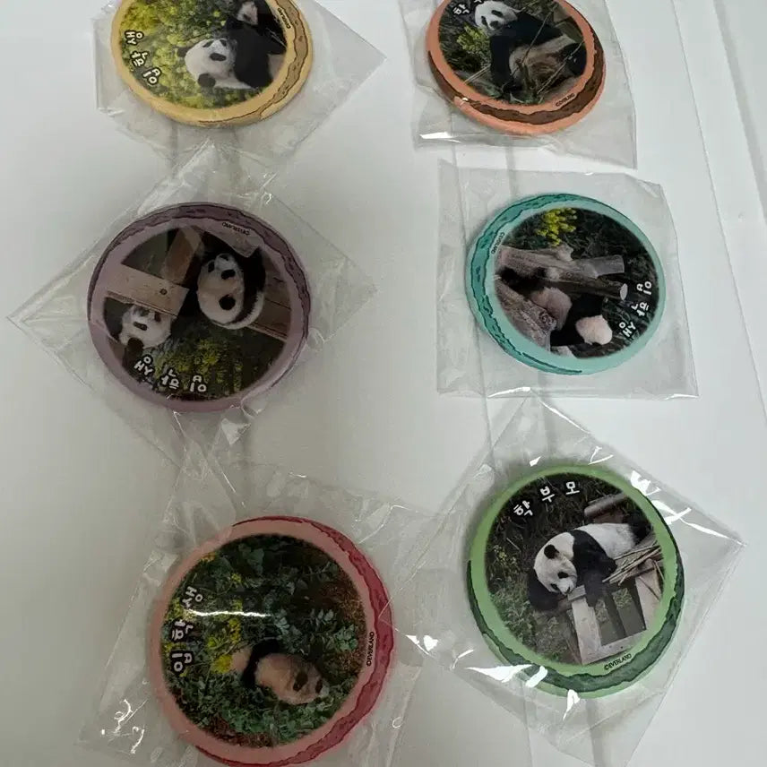 [BUNJANG] Everland Louishui New Term Badge Bundle Set / 에버랜드 루이후이 신학기 배지 드볼