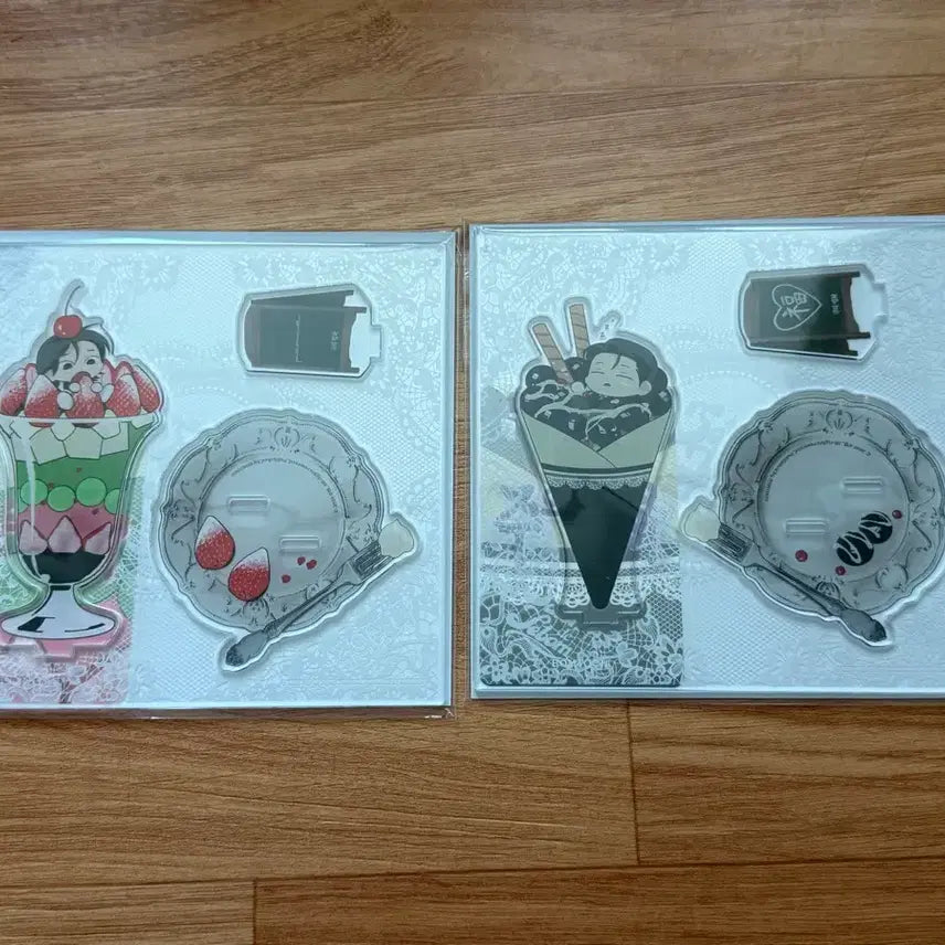 [BUNJANG] Cafe Lebom Salon de Lebom Ju Pyeong Sweets Acrylic Stand / 카페 레봄 살롱드르봉 주의평화 주평 스위츠 아크릴 스탠드