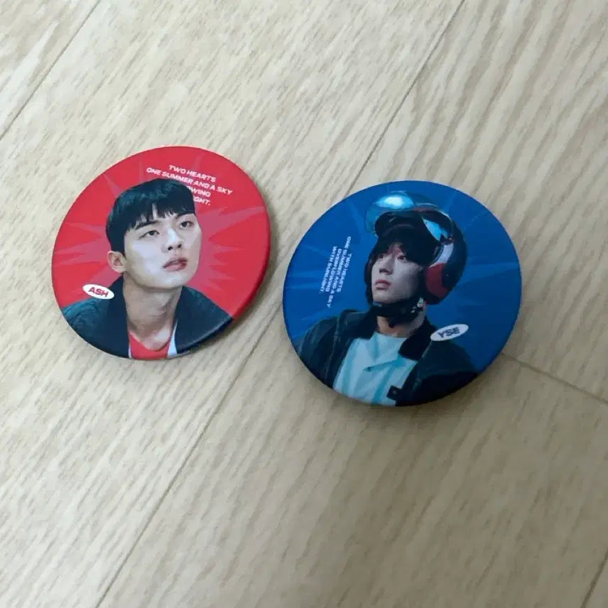 [BUNJANG] Weak Hero Class 1 An Suho Yeon Si-eun Badge Lucky Draw Set / [세트]약한영웅 수시카페 안수호 연시은 뱃지 럭드 세트