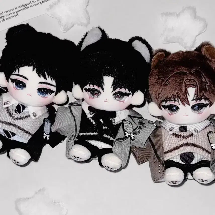 [BUNJANG] Bamgyeol Hyomu 1 Team Kim Sol-eum Choi Yo-won Ryu Jae-gwan 10cm Plush Doll / 괴담출근 밤결시리즈 밤결현무1팀 밤결솔음 밤결요원 밤결재관 김솔음 최요원 류재관 솜인형 10cm