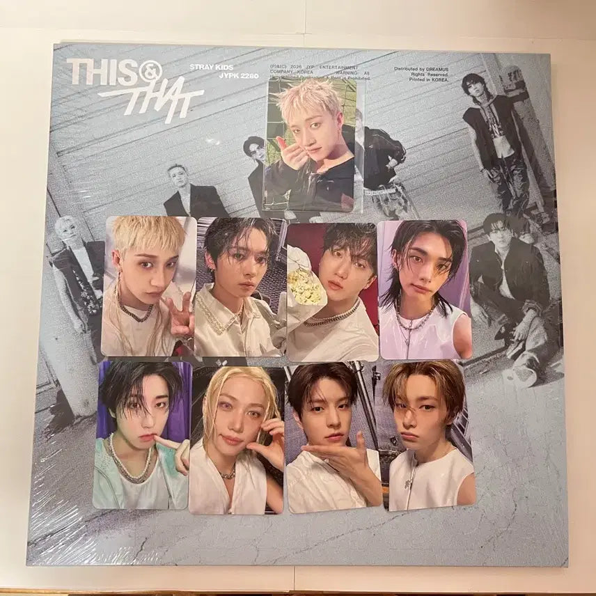 [BUNJANG] Stray Kids This&amp;That LP Bundle Set Bang Chan Photocard / 스트레이키즈 this&amp;that LP.ver 알라딘 방찬(미개봉)