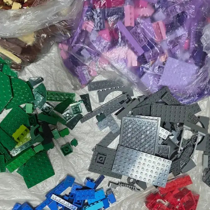 [BUNJANG] LEGO Bulk Mixed Colors Bundle 1.2kg / 레고 벌크 혼합색상 묶음 일괄 1.2kg