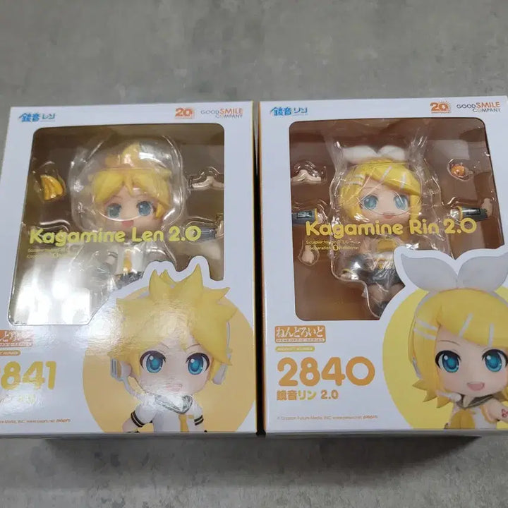 [BUNJANG] Kagamine Rin, Kagamine Len Nendoroid 2.0 Sealed Bundle Set / 카가미네 린, 카가미네 렌 넨도로이드 2.0 미개봉 일괄