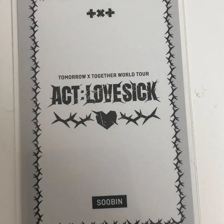 [BUNJANG] TXT Soobin DVD Photocard / 수빈 디비디 포카