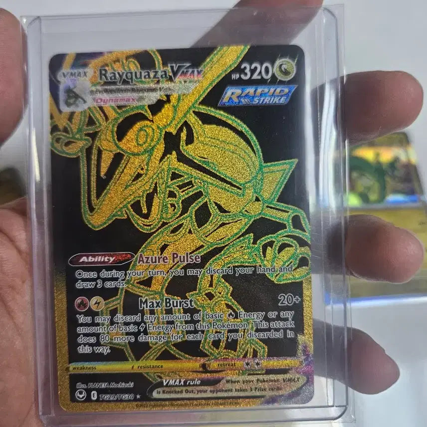 [BUNJANG] Pokemon Card Rayquaza VMAX &amp; Regular Cards Bundle Set / 포켓몬카드 레쿠쟈