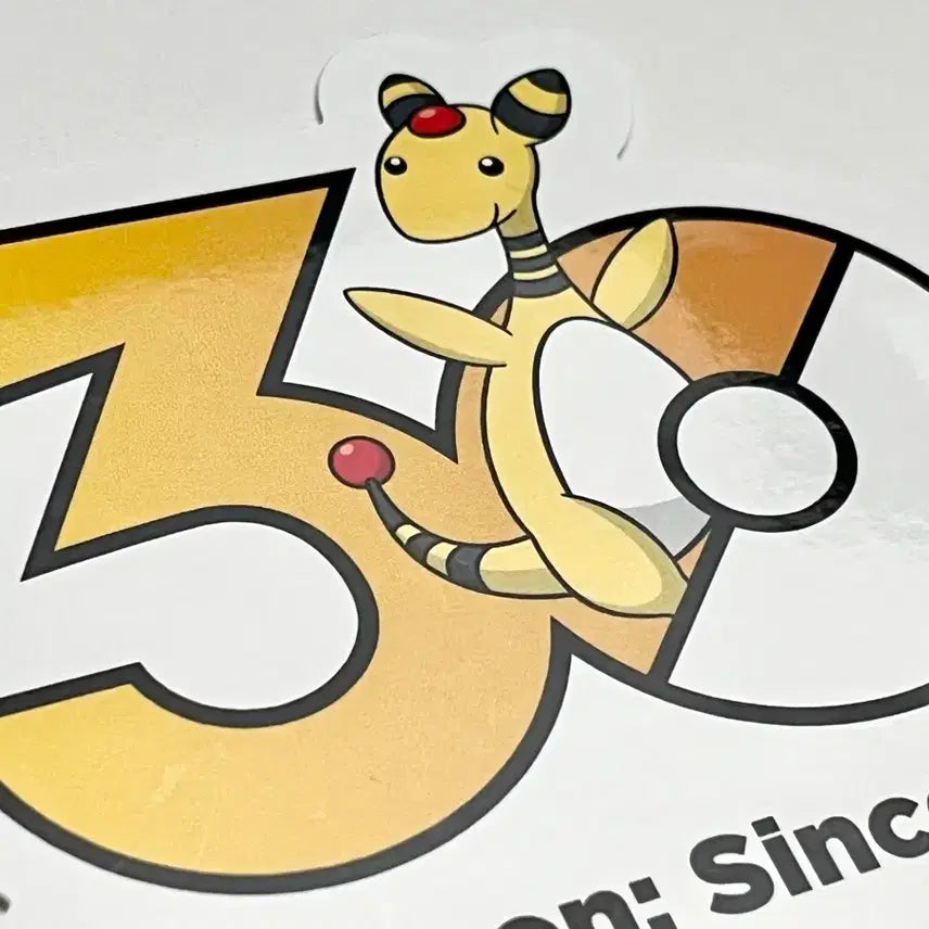 [BUNJANG] Pokemon 30th Anniversary Logo Sticker - Dragonair / 포켓몬) 30주년 기념 로고 스티커 전룡