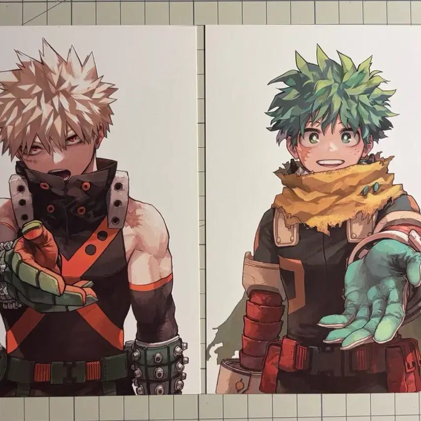 [BUNJANG] My Hero Academia Vol. 42 First Edition Exclusive Illustrated Postcard Bundle Set (Izuku Midoriya, Katsuki Bakugo) / 나의 히어로 아카데미아 히로아카 나히아 42권 초판 특전 미도리야 이즈쿠 바쿠고 카츠키 일러스트 엽서 일괄 판매