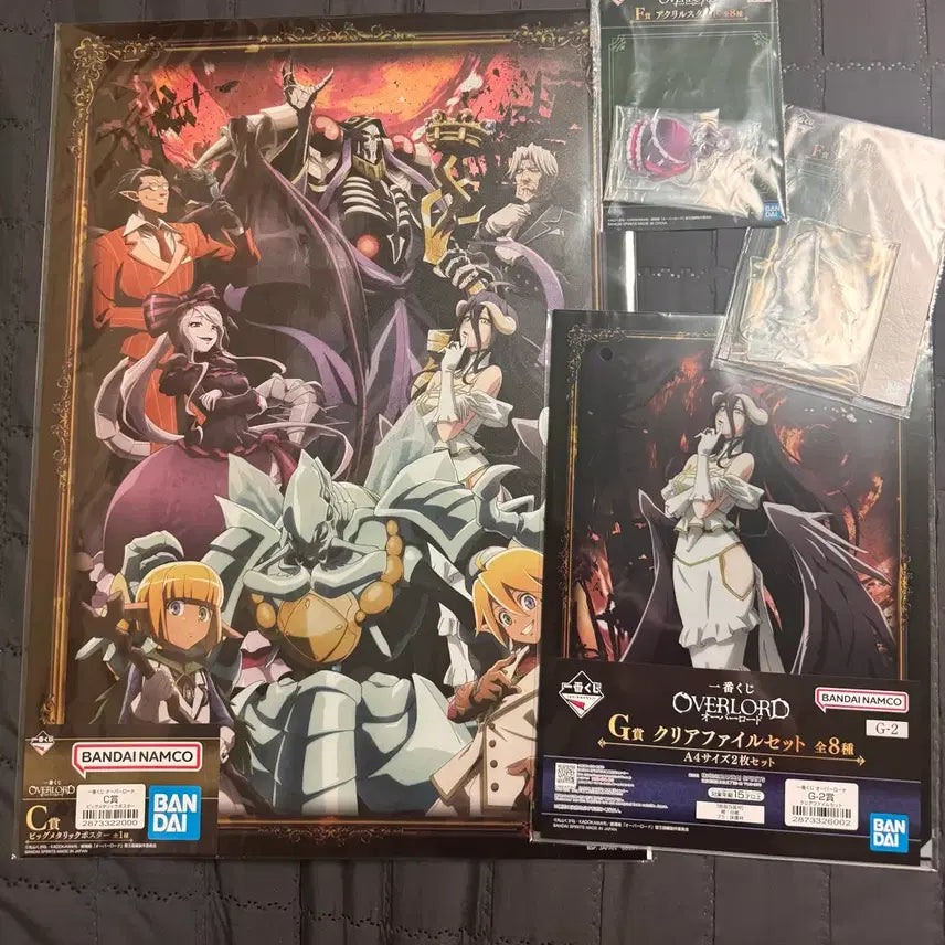 [BUNJANG] Overlord Clear File &amp; Big Metallic Poster &amp; Acrylic / 오버로드 클리어 파일 &amp; 빅 메탈릭 포스터 &amp; 아크릴