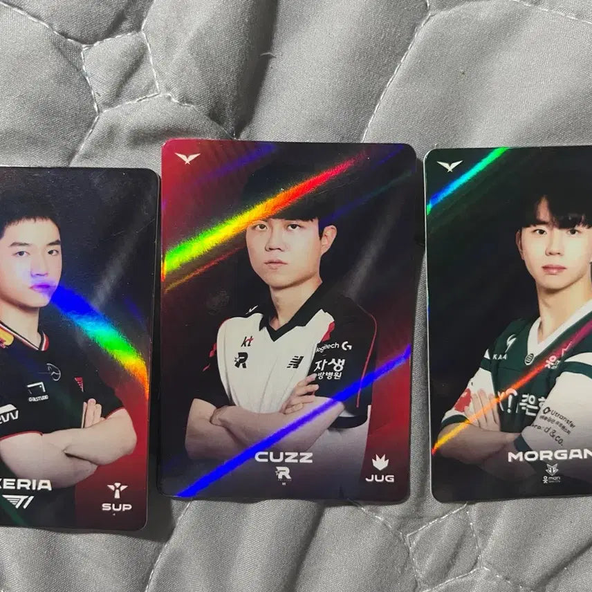 [BUNJANG] T1 Keria Player Card Set / T1 케리아 CUZZ 모건 선수 카드 세트 (사진처럼)
