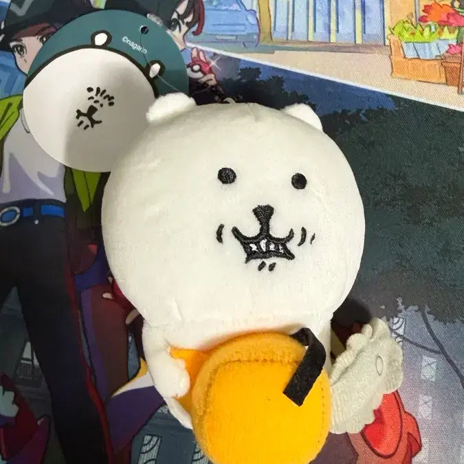 [BUNJANG] Nongdamgom Mascot Doll Topdamgom Keychain / 농담곰 마스코트 인형 톱담곰 키링