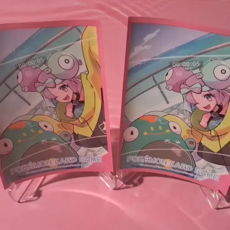 [BUNJANG] Pokémon Card "Moyamo &amp; Chiritori" Illustration Sleeves / 포켓몬카드 "모야모와 찌리배리" 일러스트 슬리브 실드