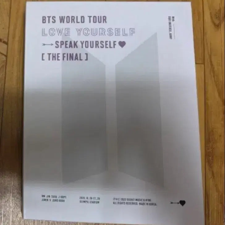 [BUNJANG] BTS Speak Yourself Concert DVD Full Set (Excluding Photocards) / 방탄소년단 방탄 스픽콘 딥디
