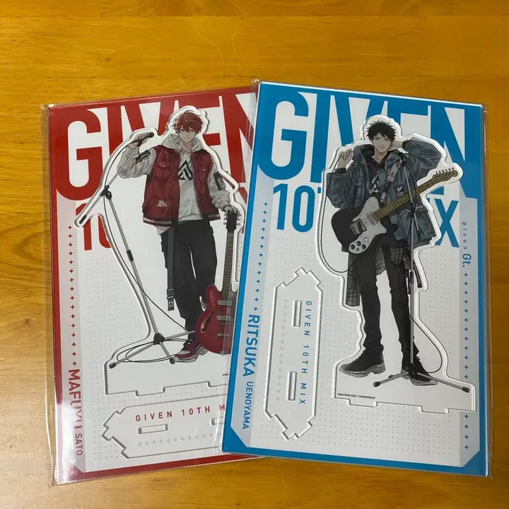 [BUNJANG] Given Ritsuka Mafuyu 10th Mix Big Acrylic Stand / 기븐전 리츠마후 10th mix BIG 아크릴스탠드