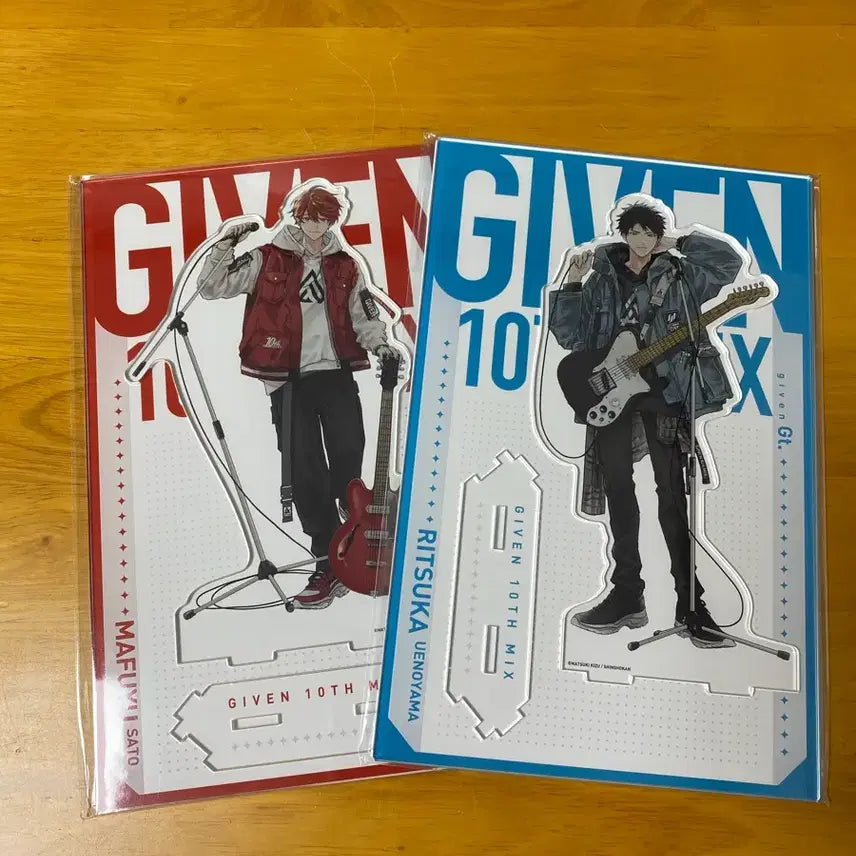 [BUNJANG] Given Ritsuka Mafuyu 10th Mix Big Acrylic Stand / 기븐전 리츠마후 10th mix BIG 아크릴스탠드
