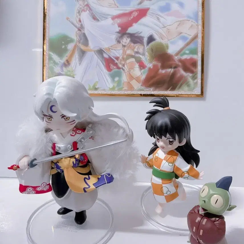 [BUNJANG] Pop Mart InuYasha Sesshomaru &amp; Rin Figure Set / (마지막가격)이누야샤 팝마트 셋쇼마루, 링 세트 피규어
