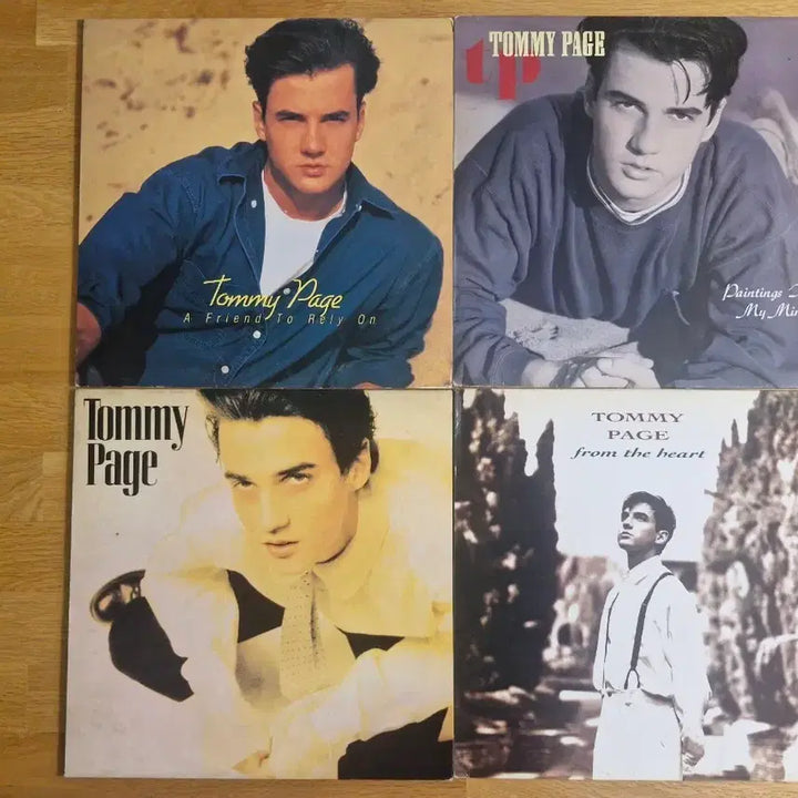 [BUNJANG] Tommy Page LP Collection (Albums 1-4) Bundle Set / [T] Tommy Page LP (1~4집) 4종 일괄