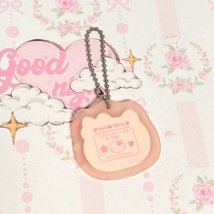 [BUNJANG] 1997 Hello Kitty Clear Keychain / 고전 1997 키티 클리어 키링