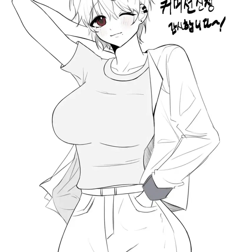 [BUNJANG] Character Illustration Commission / [급전] 몸매좋은 여캐반신 낙서 커미션