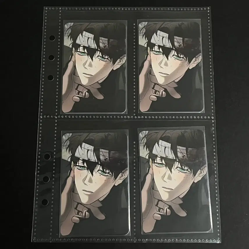 [BUNJANG] THE SYEPHUS DOGS Jinwoo Collection Bundle Set Photocards (4 pcs) / 시시포스의 개들 진우 컬렉션 포토카드 포카 4장 일괄