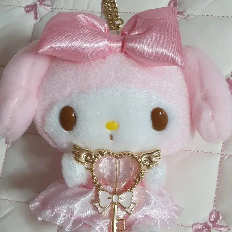 [BUNJANG] Sanrio My Melody Heart Keychain / 산리오 마이멜로디 하트열쇠