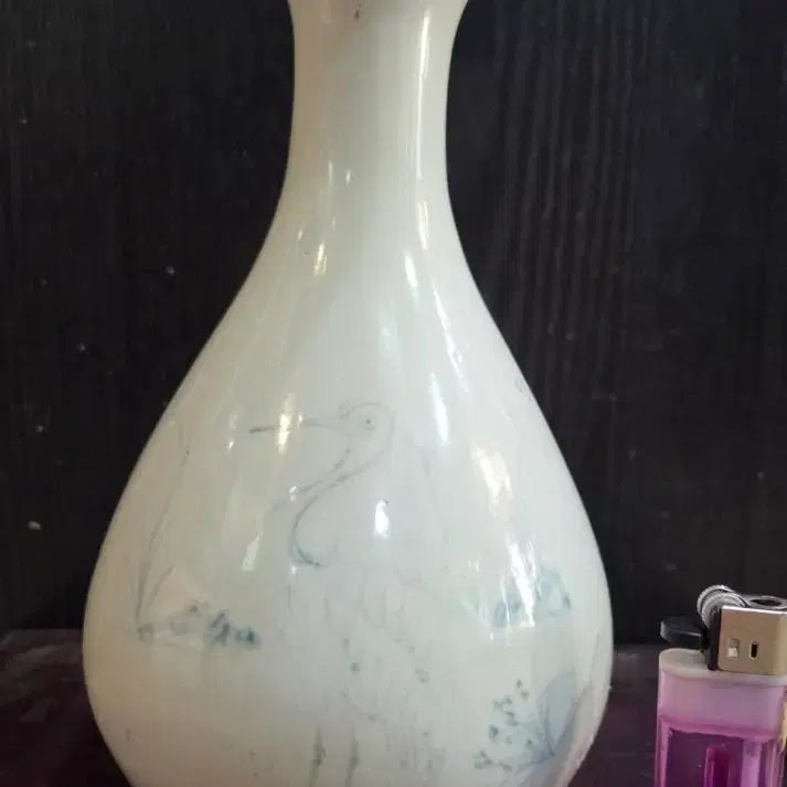 [BUNJANG] Japanese Colonial Era Hand-Painted Ewer / 일제강점기 손그림 외사기 주병